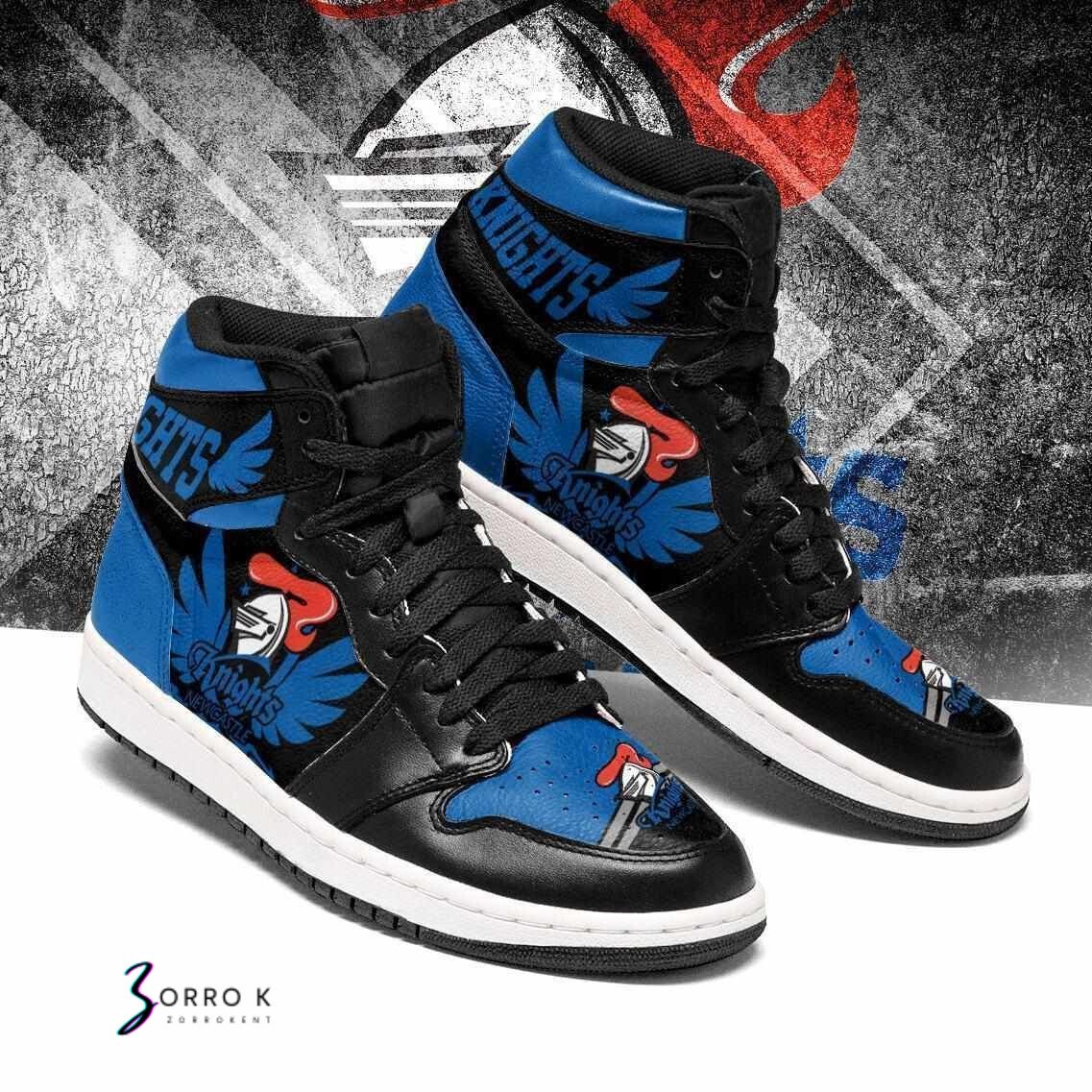 JWFancy Newcastle Knights NRL AJ1 High Sneakers Shoes For Men And Women