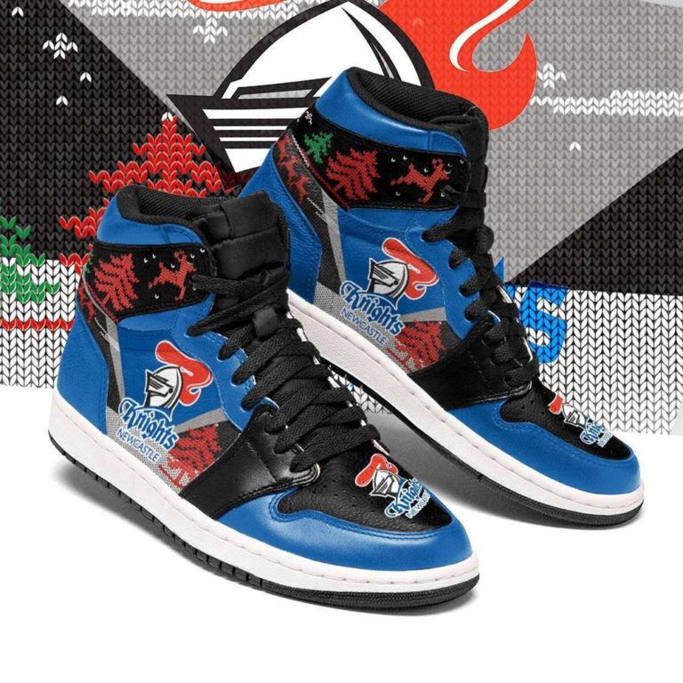JWFancy Newcastle Knights NRL AJ1 High Sneakers Shoes For Men And Women