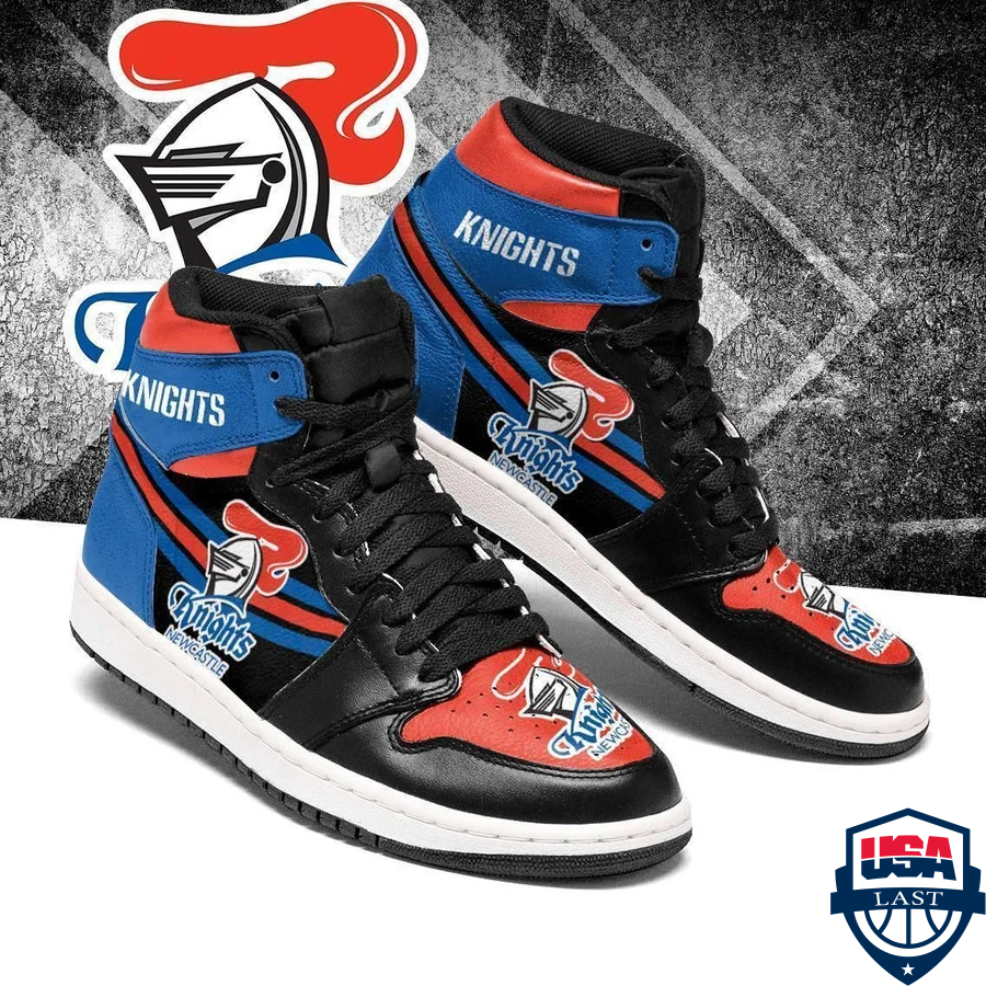 JWFancy Newcastle Knights NRL AJ1 High Sneakers Shoes For Men And Women