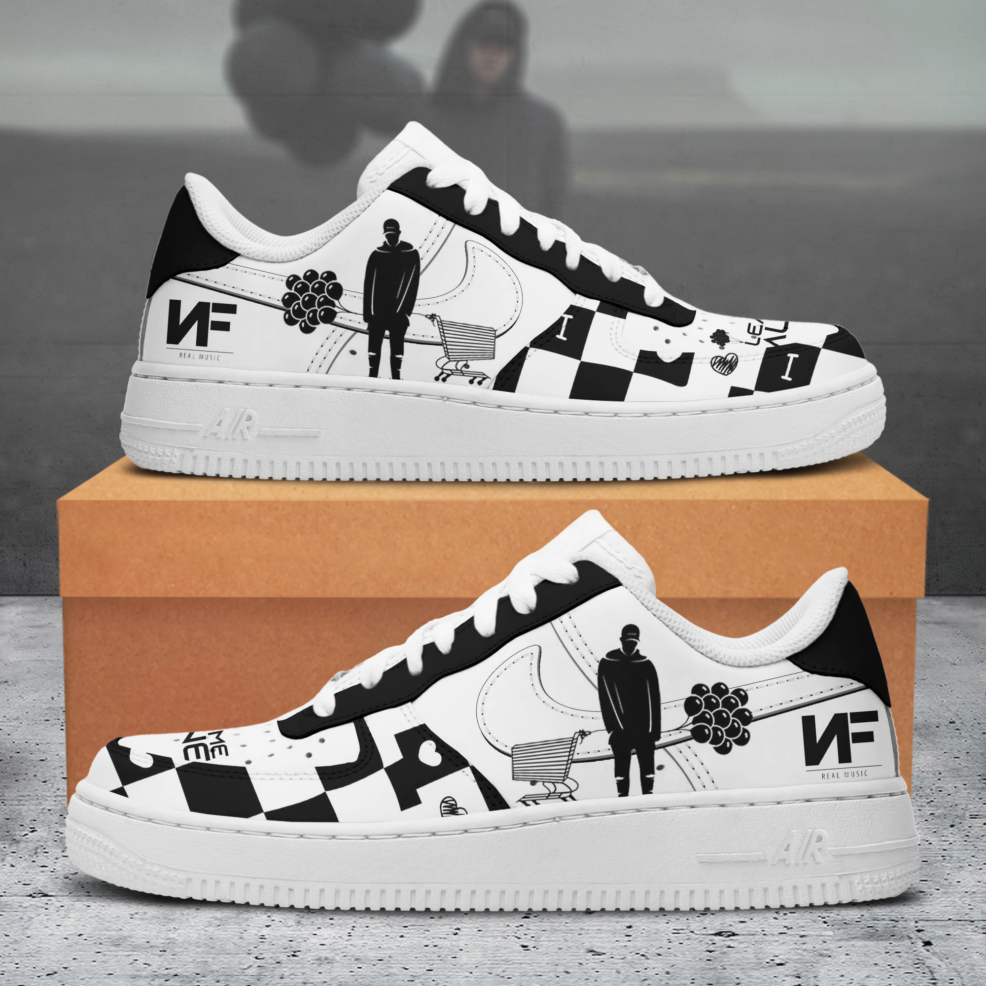 JWFancy NF Air Low-Top Sneakers Shoes For Men And Women