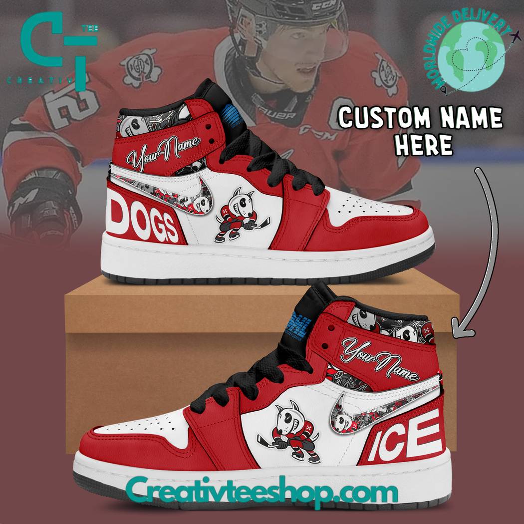 JWFancy Niagara IceDogs AJ1 High Sneakers Shoes For Men And Women
