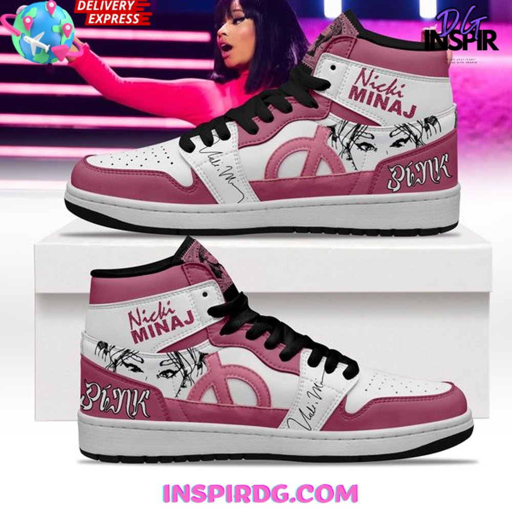 JWFancy Nicki Minaj AJ1 High Sneakers Shoes For Men And Women