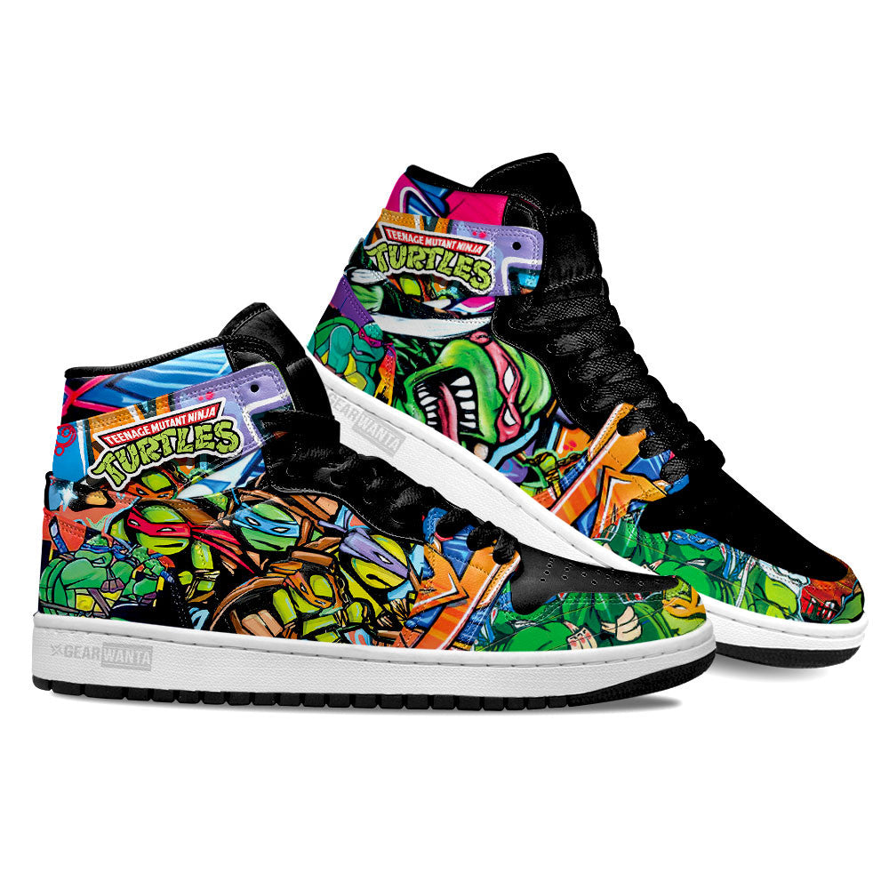JWFancy Ninja Turtles AJ1 High Sneakers Shoes For Men And Women