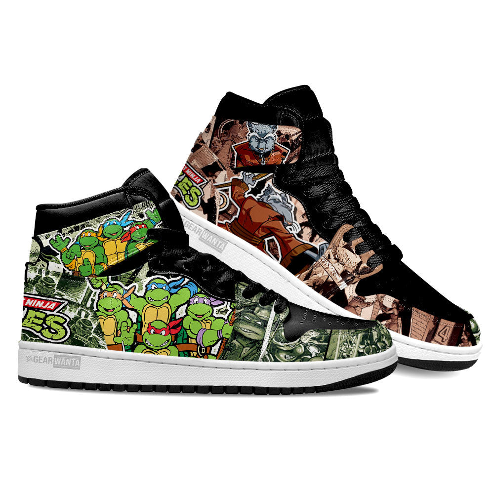 JWFancy Ninja Turtles AJ1 High Sneakers Shoes For Men And Women