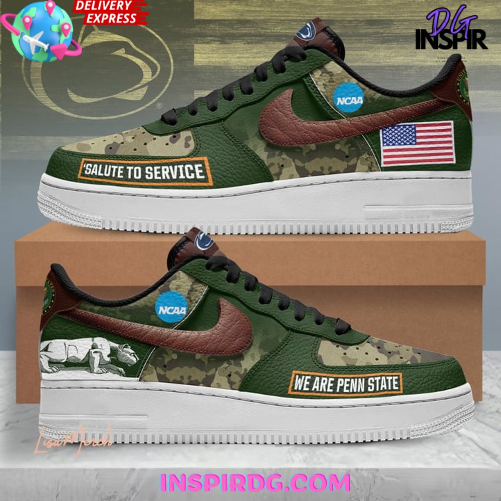 JWFancy Nittany Lions Salute Air Low-Top Sneakers Shoes For Men And Women