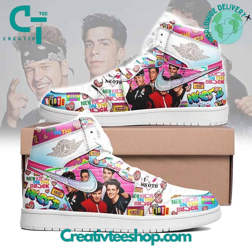 JWFancy NKOTB Band AJ1 High Sneakers Shoes For Men And Women