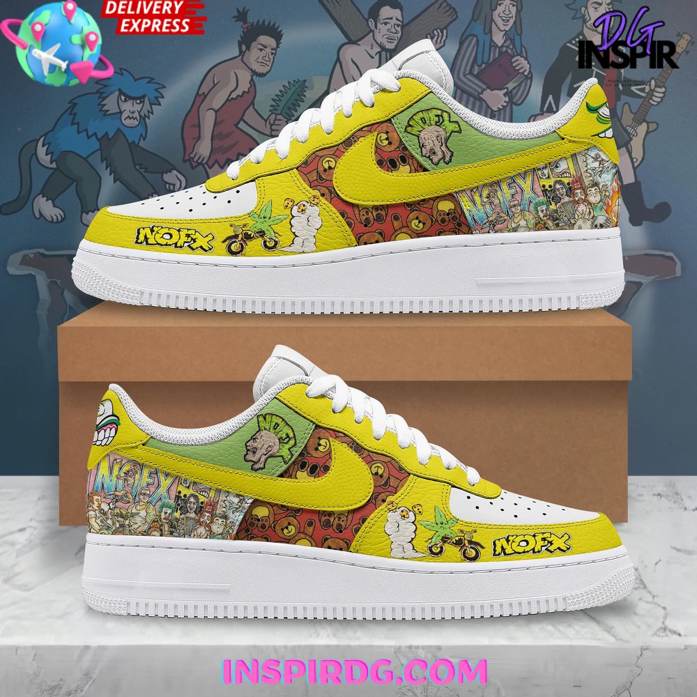 JWFancy NOFX Air Low-Top Sneakers Shoes For Men And Women