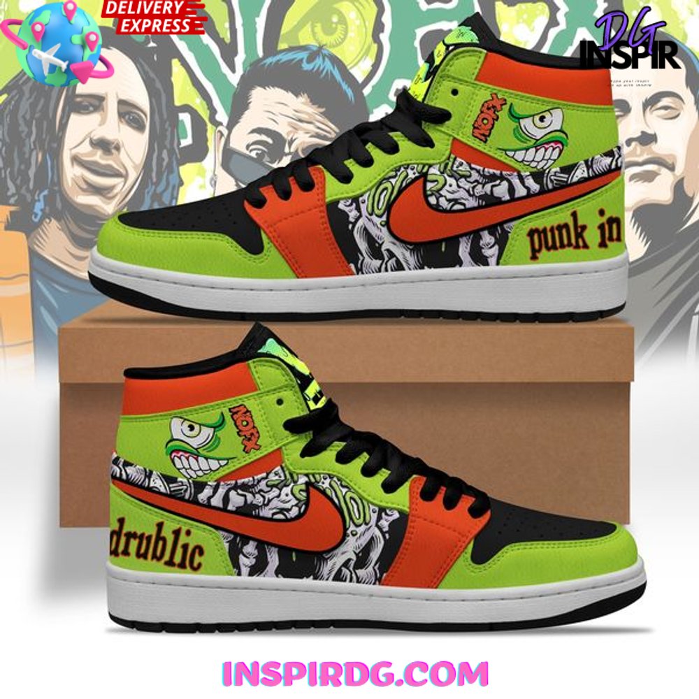 JWFancy NOFX Punk in Drublic AJ1 High Sneakers Shoes For Men And Women