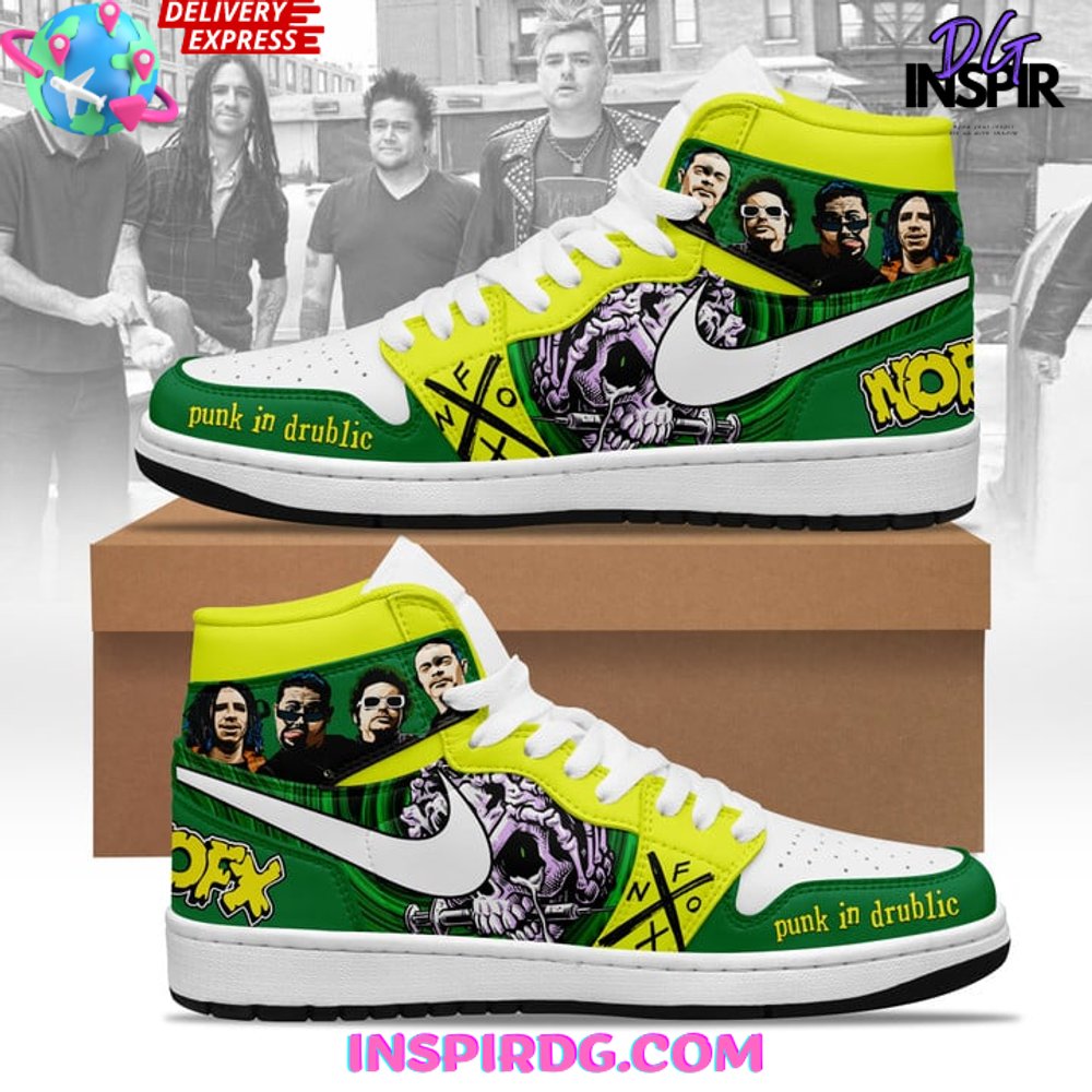 JWFancy NOFX Punk in Drublic AJ1 High Sneakers Shoes For Men And Women