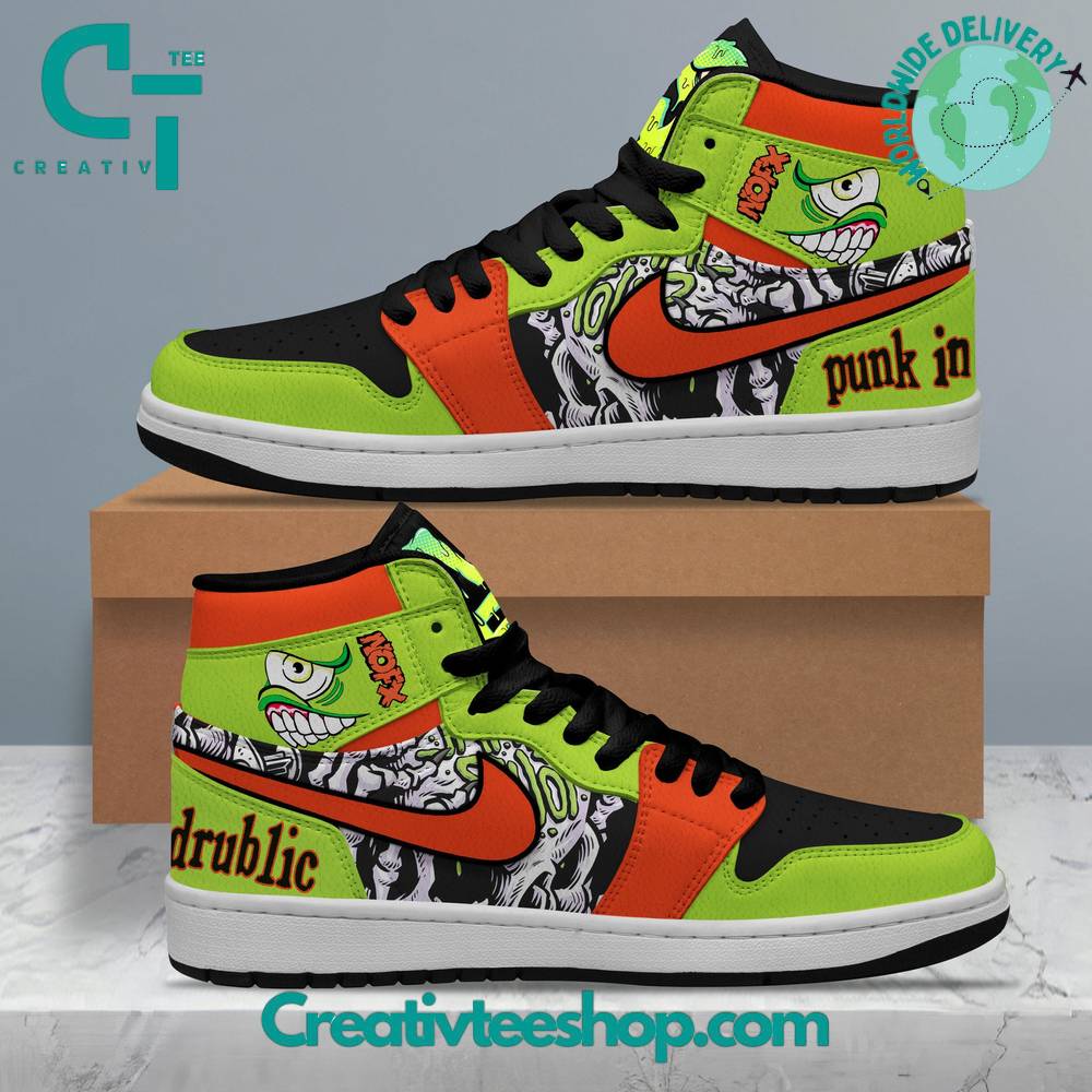 JWFancy NOFX Punk in Public AJ1 High Sneakers Shoes For Men And Women