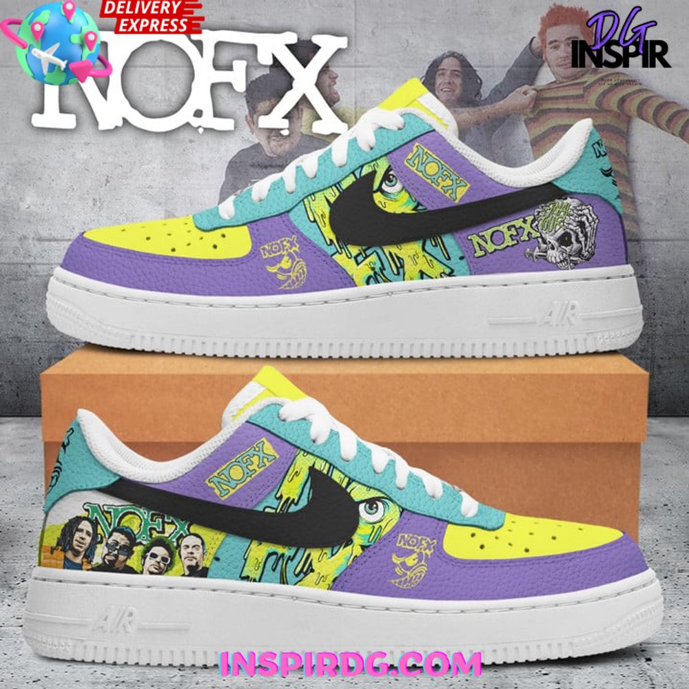 JWFancy NOFX Punk Rock Air Low-Top Sneakers Shoes For Men And Women