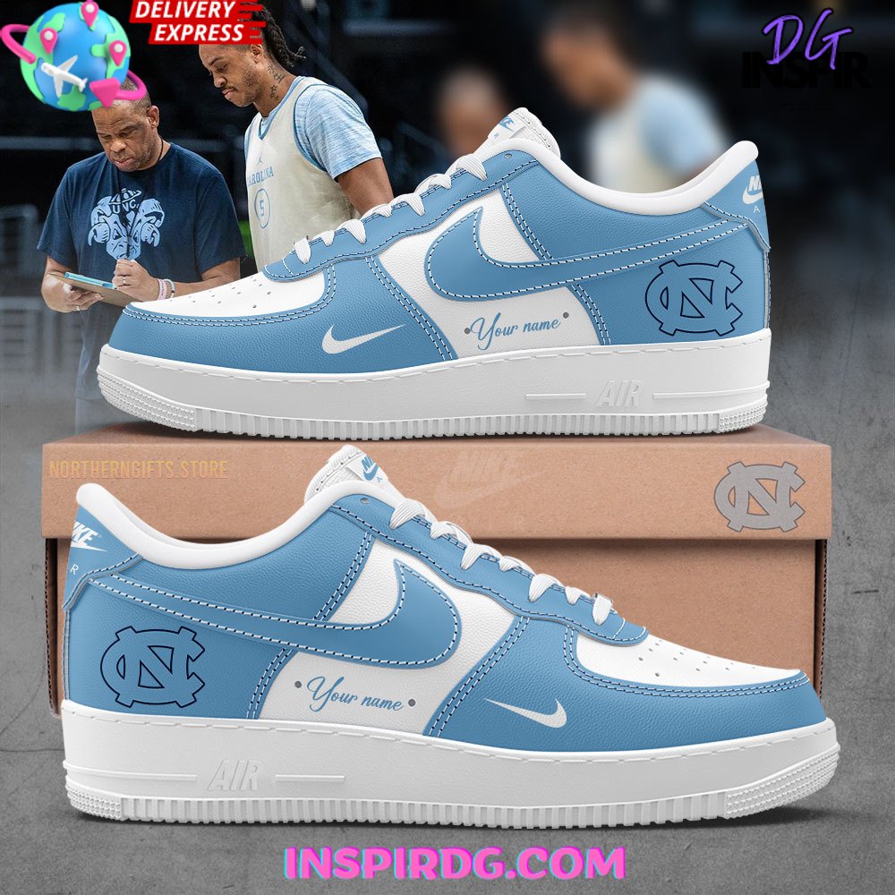 JWFancy North Carolina Tar Heels Air Low-Top Sneakers Shoes For Men And Women