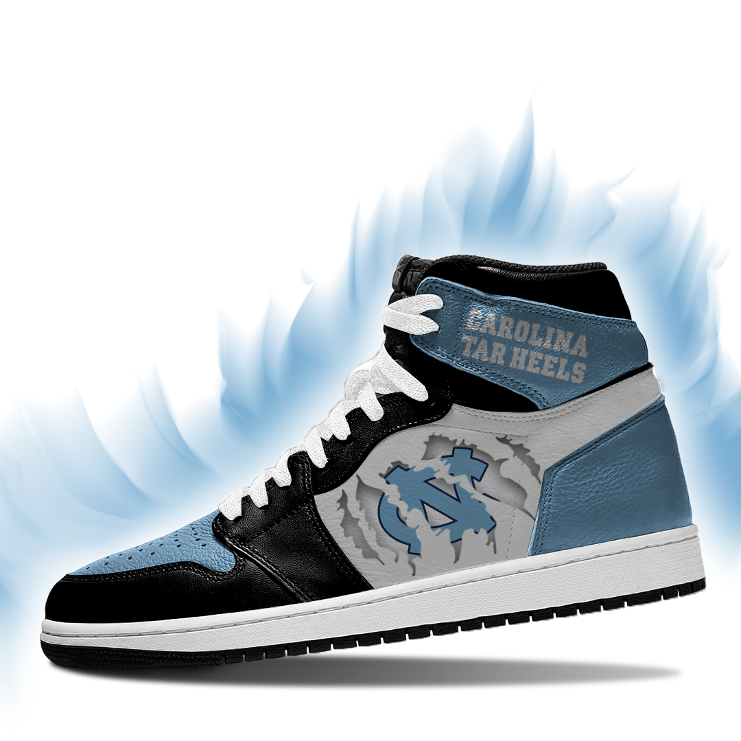 JWFancy North Carolina Tar Heels AJ1 High Sneakers Shoes For Men And Women