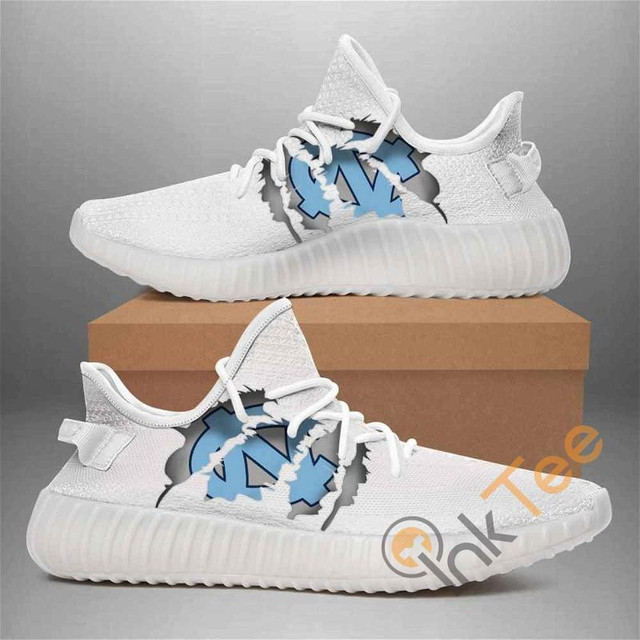 JWFancy North Carolina Tar Heels Yeezy Boost Shoes For Men And Women