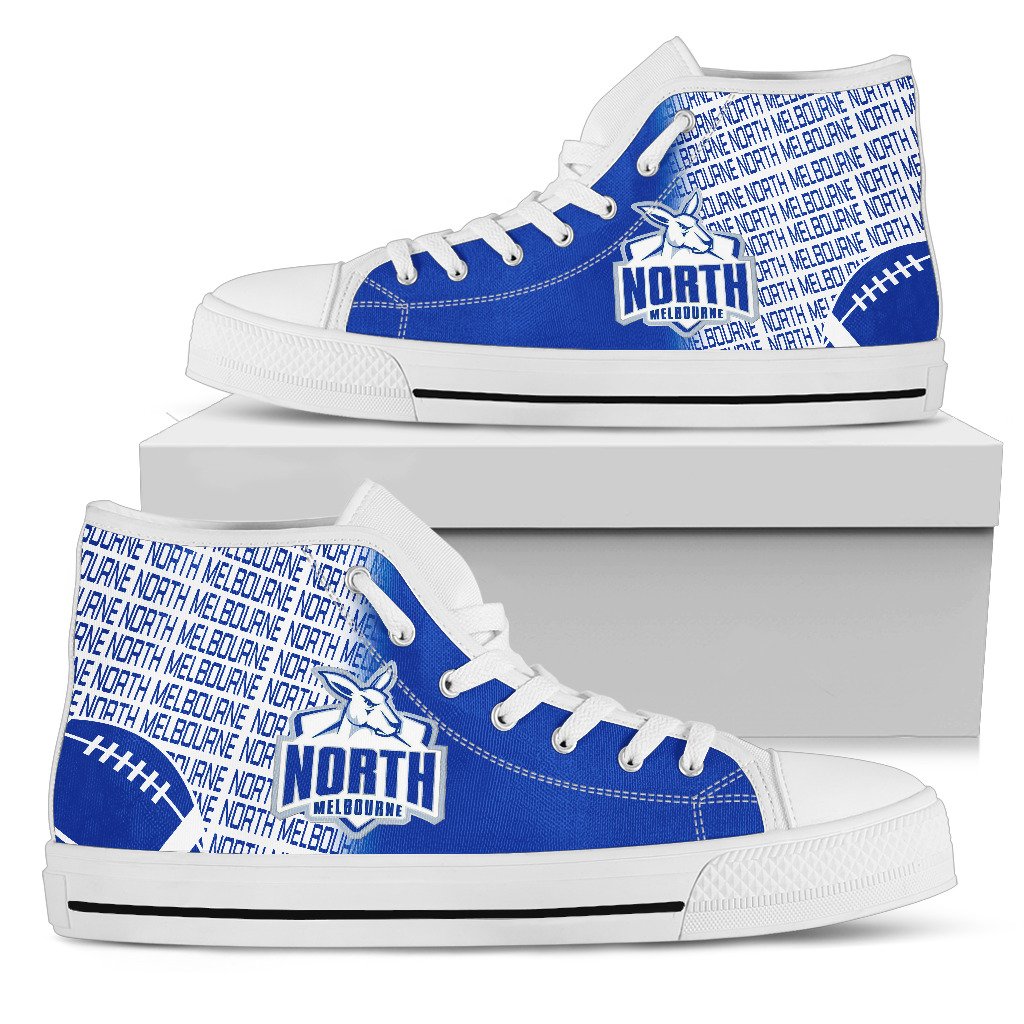 JWFancy North Melbourne Kangaroos High Top Canvas Sneakers Shoes For Men And Women