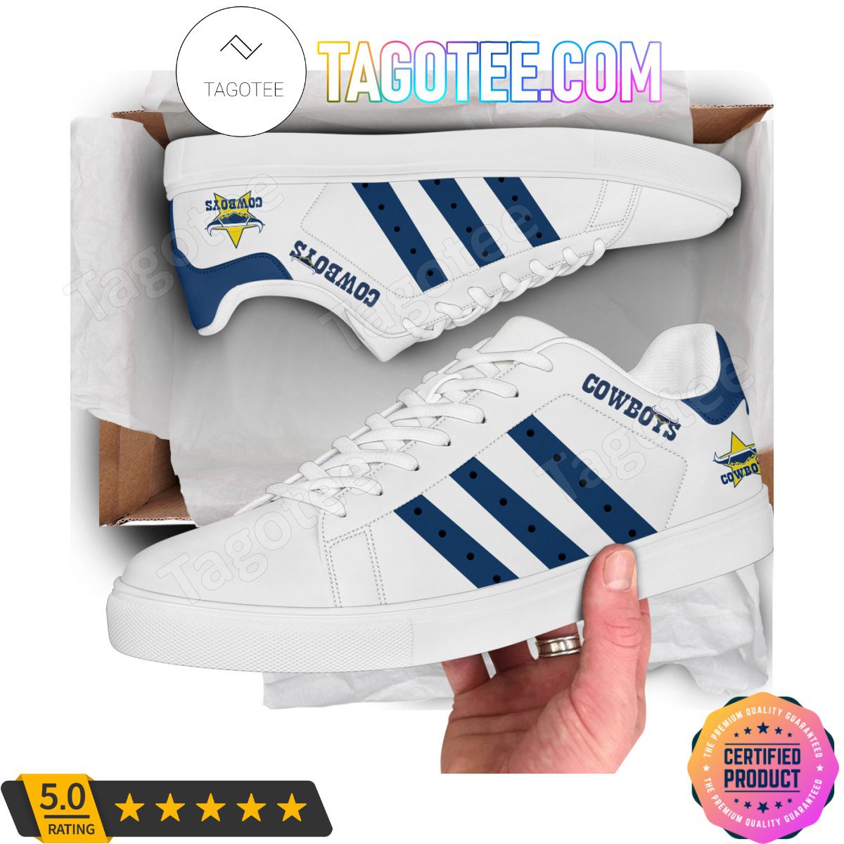 JWFancy North Queensland Cowboys Skate Stan Shoes Sneakes For Men And Women