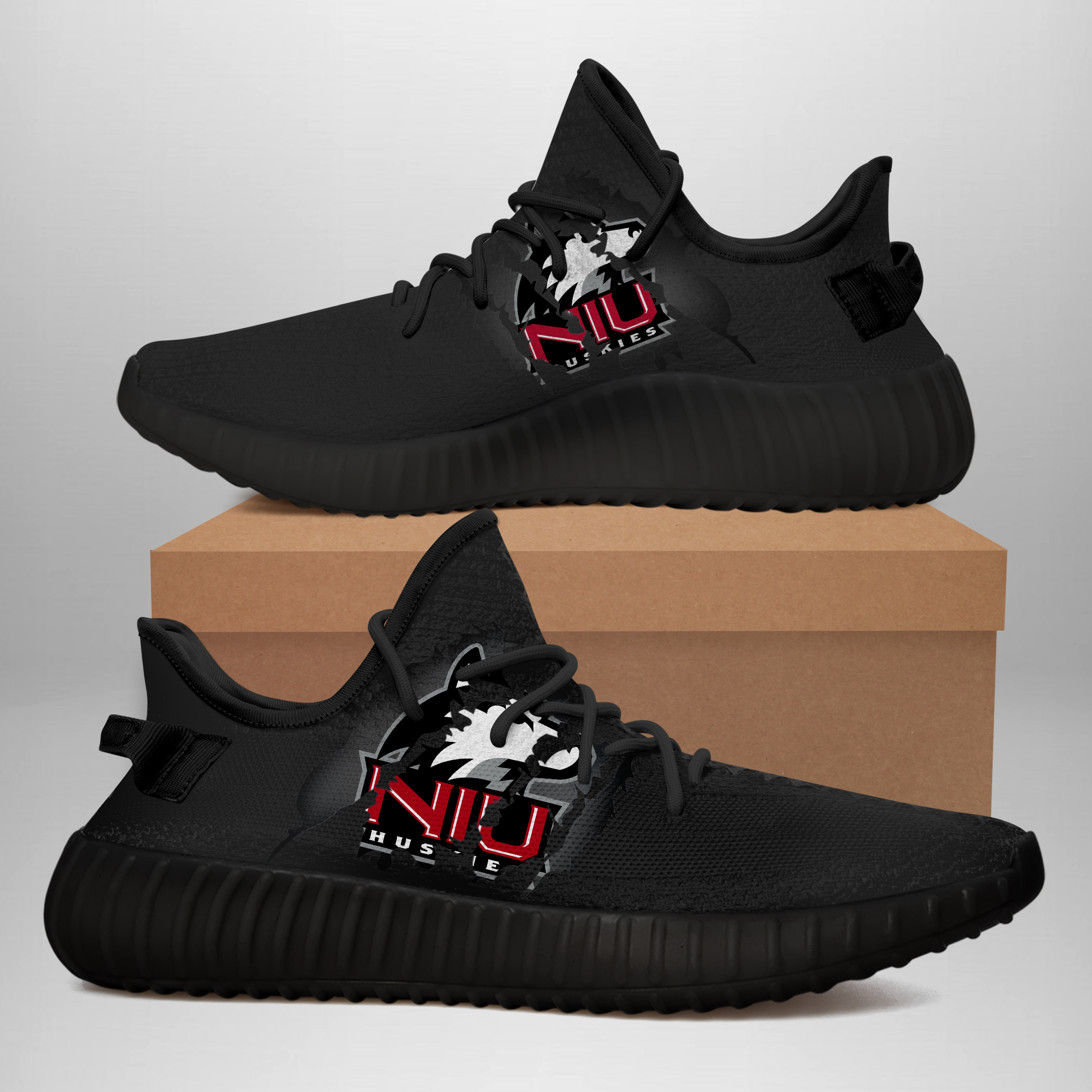 JWFancy Northern Illinois Huskies Yeezy Boost Shoes For Men And Women