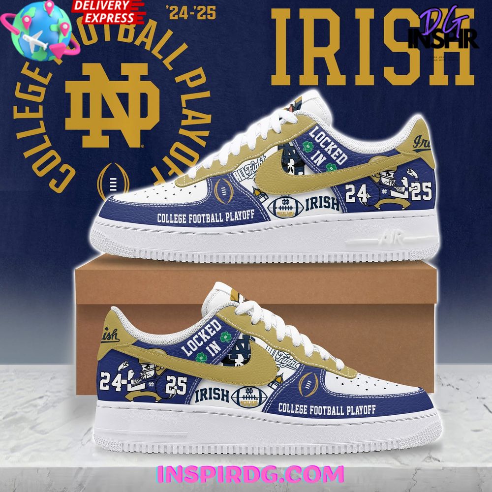 JWFancy Notre Dame Fighting Irish Air Low-Top Sneakers Shoes For Men And Women