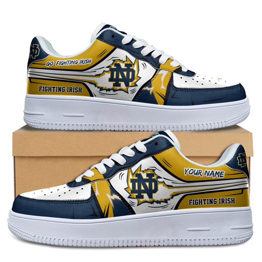 JWFancy Notre Dame Fighting Irish Air Low-Top Sneakers Shoes For Men And Women