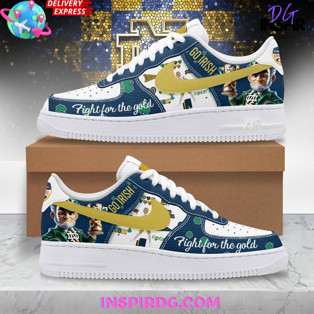 JWFancy Notre Dame Fighting Irish Air Low-Top Sneakers Shoes For Men And Women
