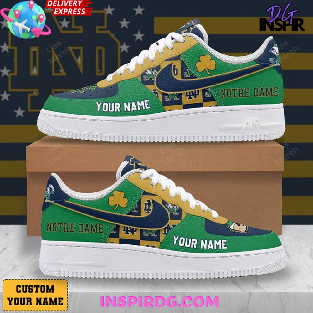 JWFancy Notre Dame Fighting Irish Air Low-Top Sneakers Shoes For Men And Women