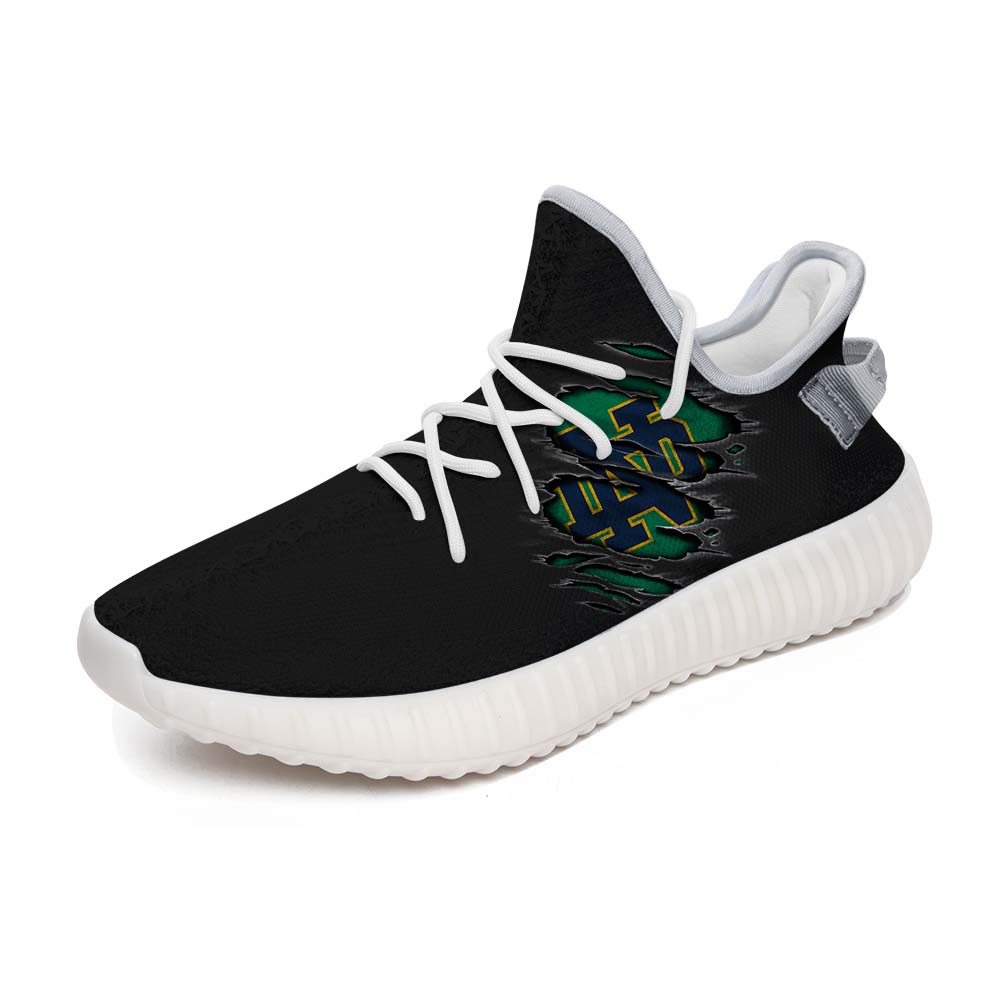 JWFancy Notre Dame Fighting Irish Yeezy Boost Shoes For Men And Women