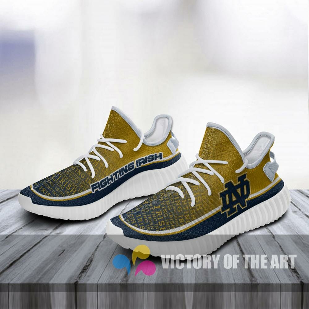 JWFancy Notre Dame Fighting Irish Yeezy Boost Shoes For Men And Women