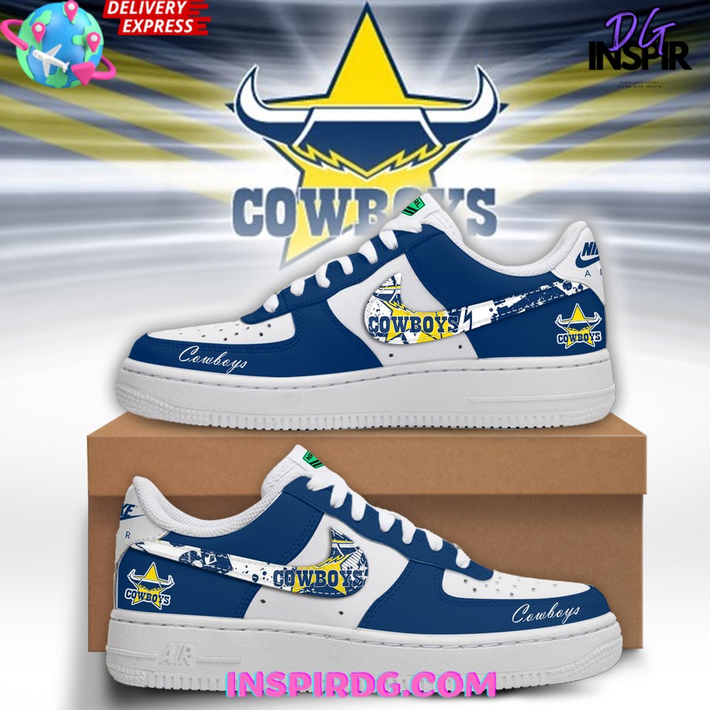 JWFancy NRL NQ Cowboys Air Low-Top Sneakers Shoes For Men And Women