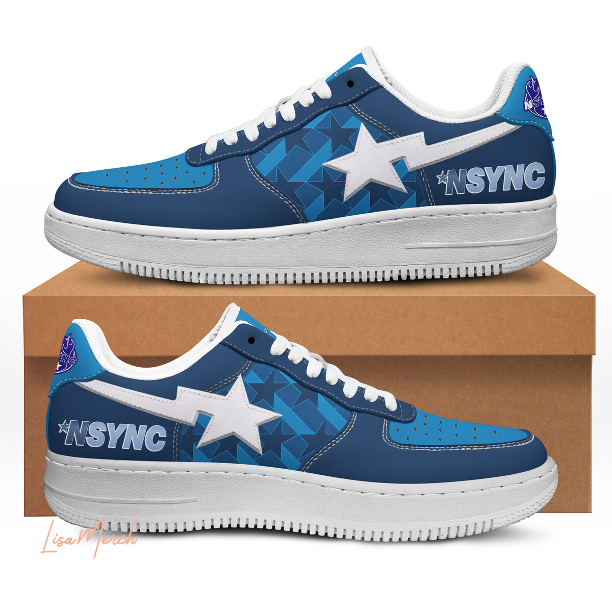 JWFancy NSYNC Air Low-Top Sneakers Shoes For Men And Women