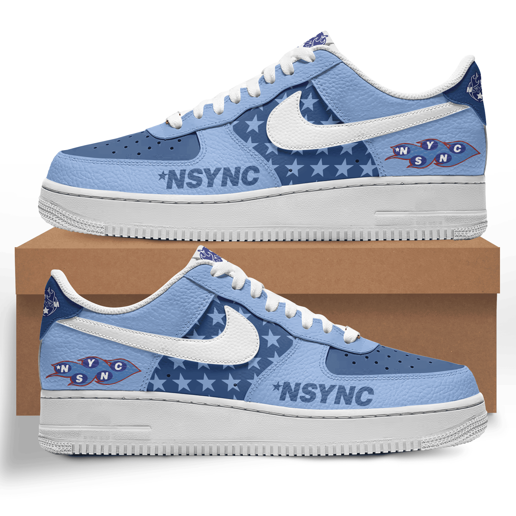 JWFancy NSYNC Air Low-Top Sneakers Shoes For Men And Women