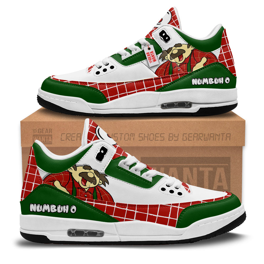 JWFancy Numbuh 0 Codename Kids Next Door AJ3 Sneakers Shoes For Men And Women