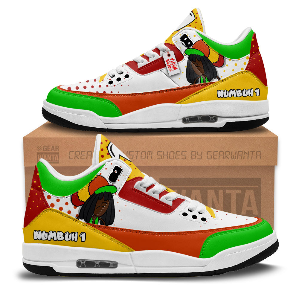 JWFancy Numbuh 1-Love Codename Kids Next Door AJ3 Sneakers Shoes For Men And Women