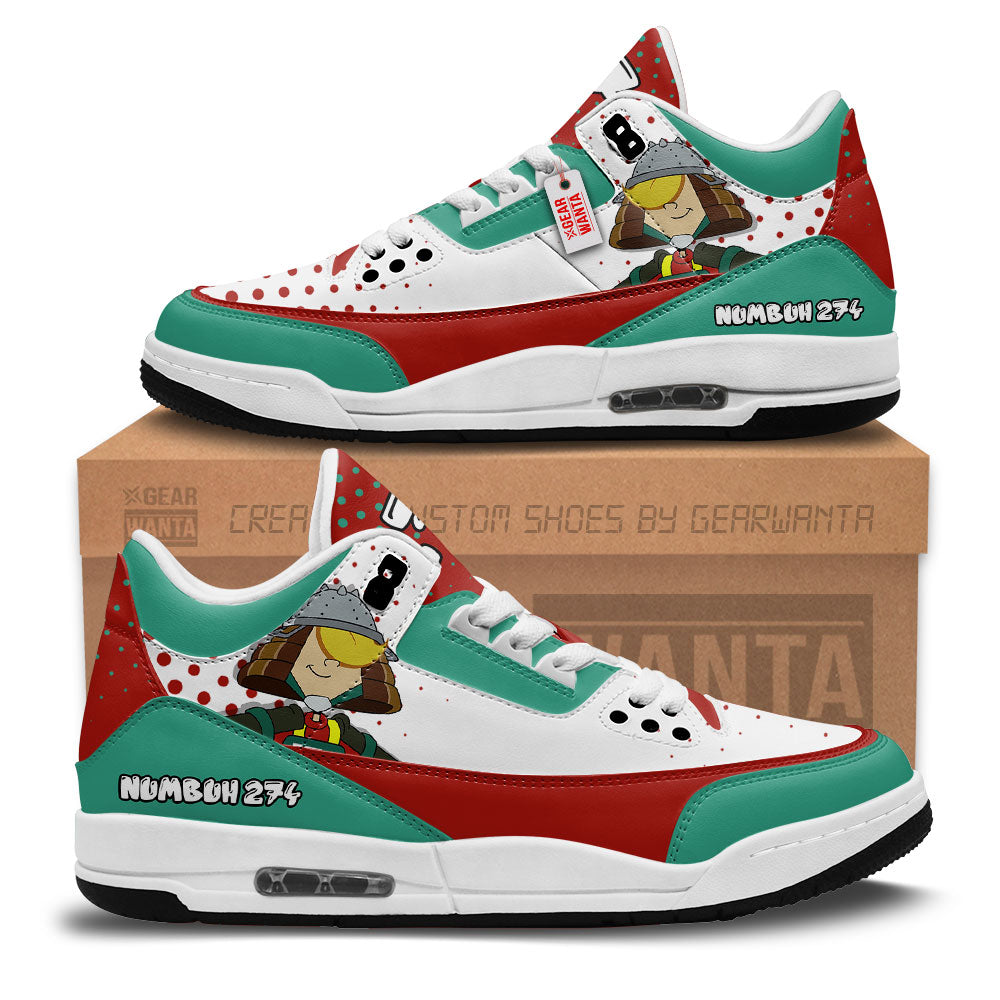 JWFancy Numbuh 274 Codename Kids Next Door AJ3 Sneakers Shoes For Men And Women