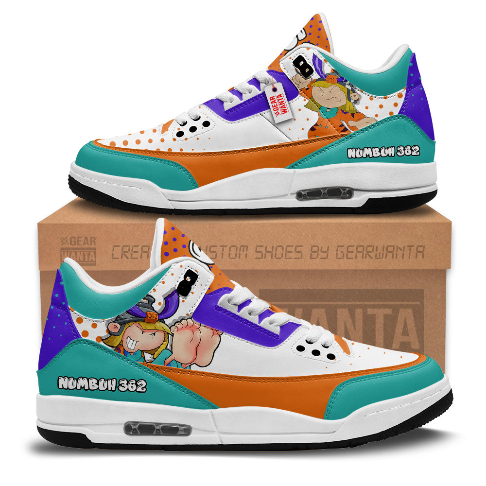 JWFancy Numbuh 362 Codename Kids Next Door AJ3 Sneakers Shoes For Men And Women