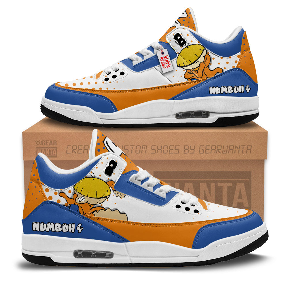 JWFancy Numbuh 4 Codename Kids Next Door AJ3 Sneakers Shoes For Men And Women