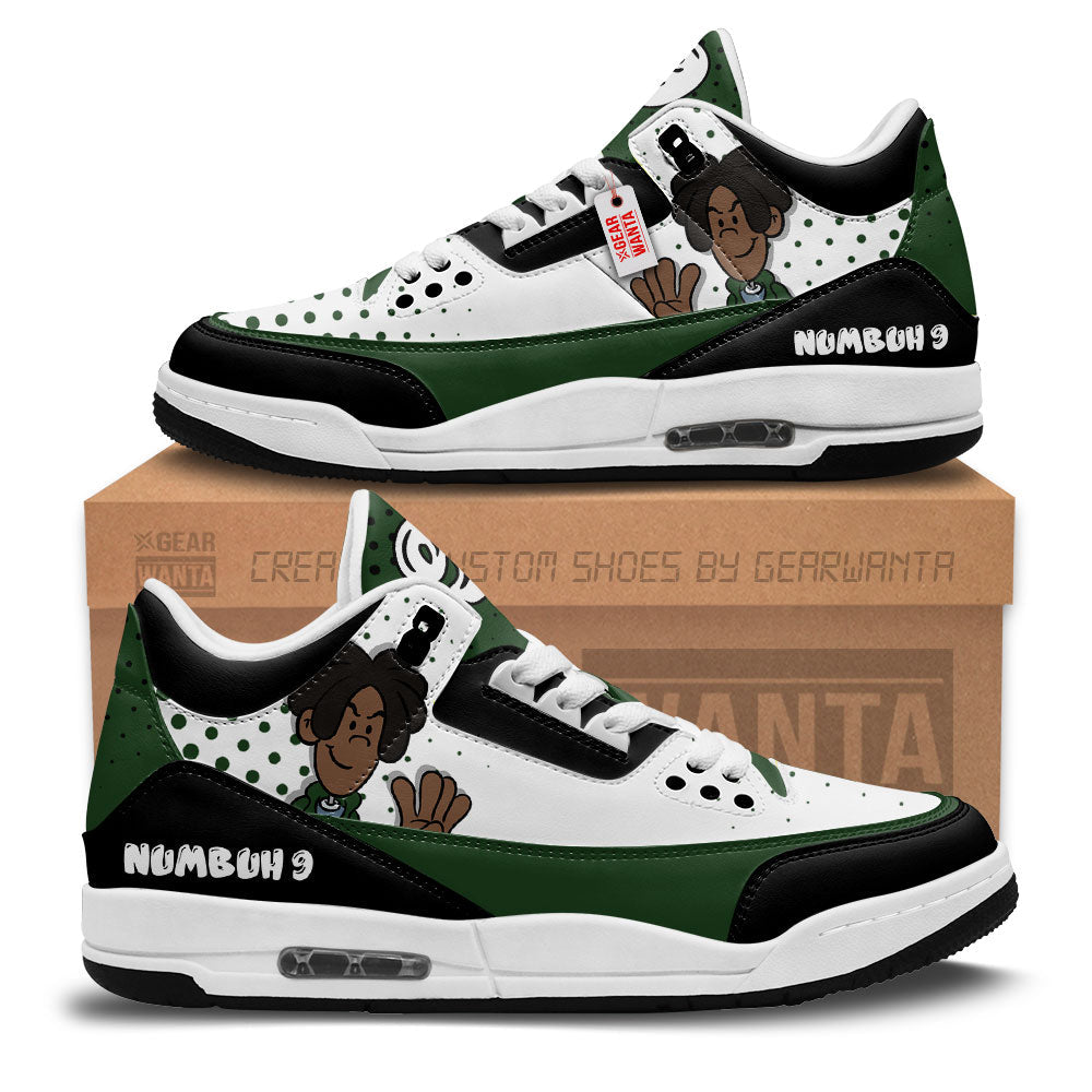 JWFancy Numbuh 9 Codename Kids Next Door AJ3 Sneakers Shoes For Men And Women