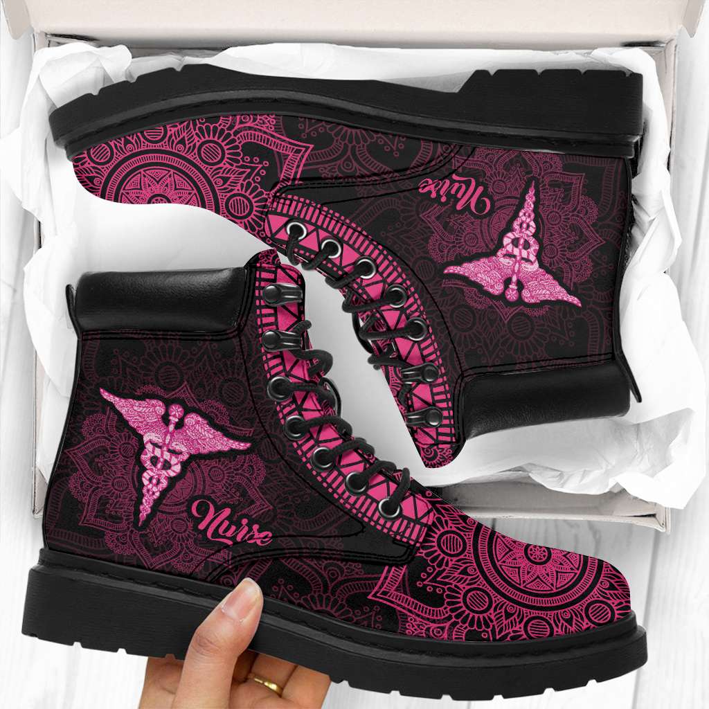 JWFancy Nurse Mandala Nurse Boots Shoes For Men And Women