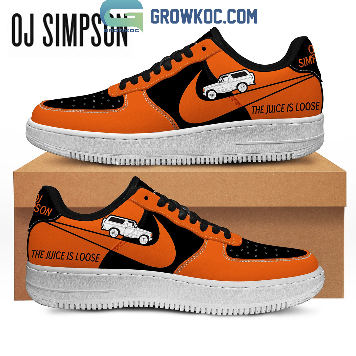 JWFancy O. J. Simpson Air Low-Top Sneakers Shoes For Men And Women