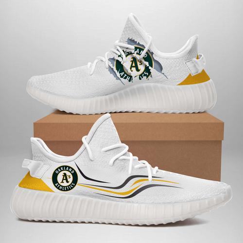 JWFancy Oakland Athletics Yeezy Boost Shoes For Men And Women