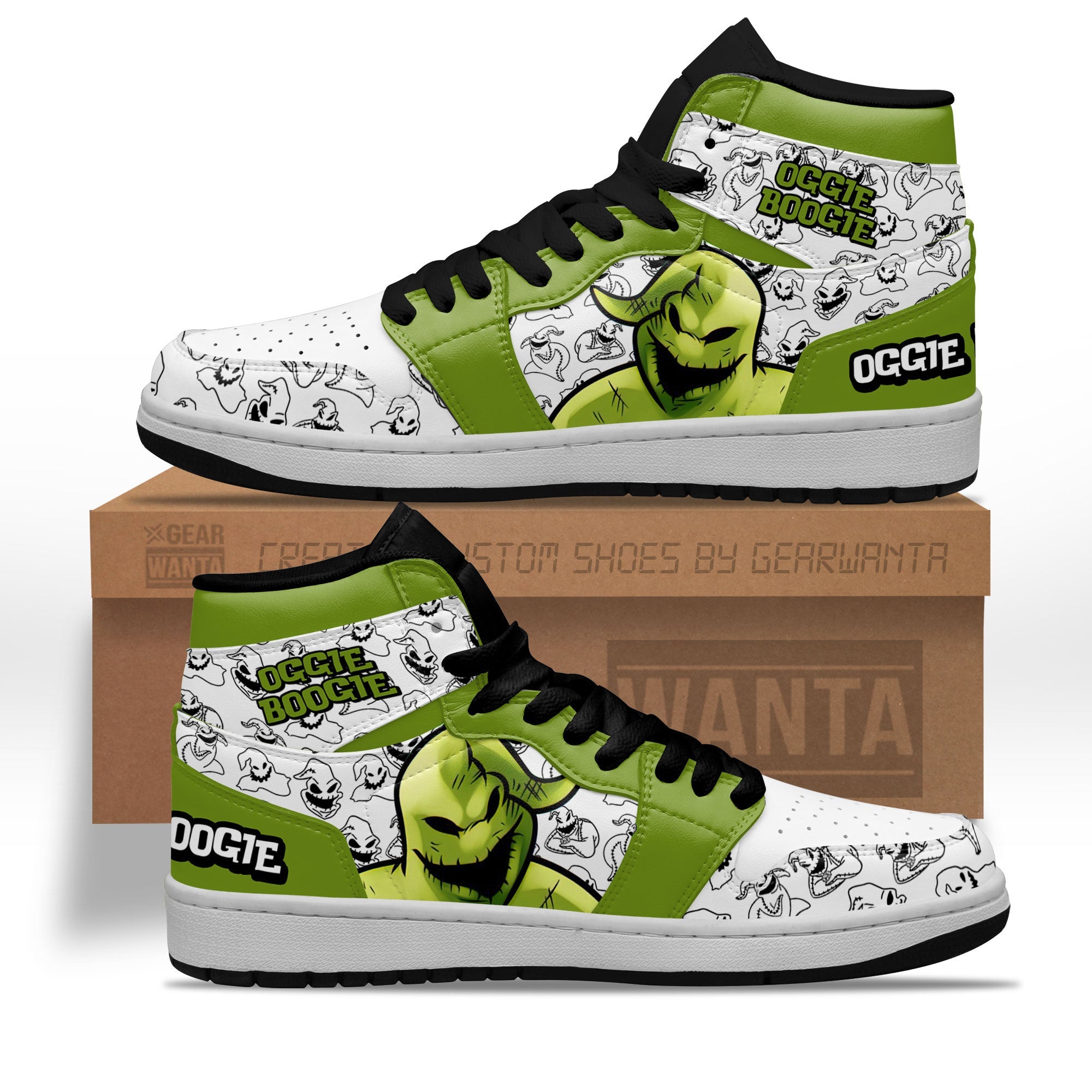 JWFancy Oggie Boogie AJ1 High Sneakers Shoes For Men And Women
