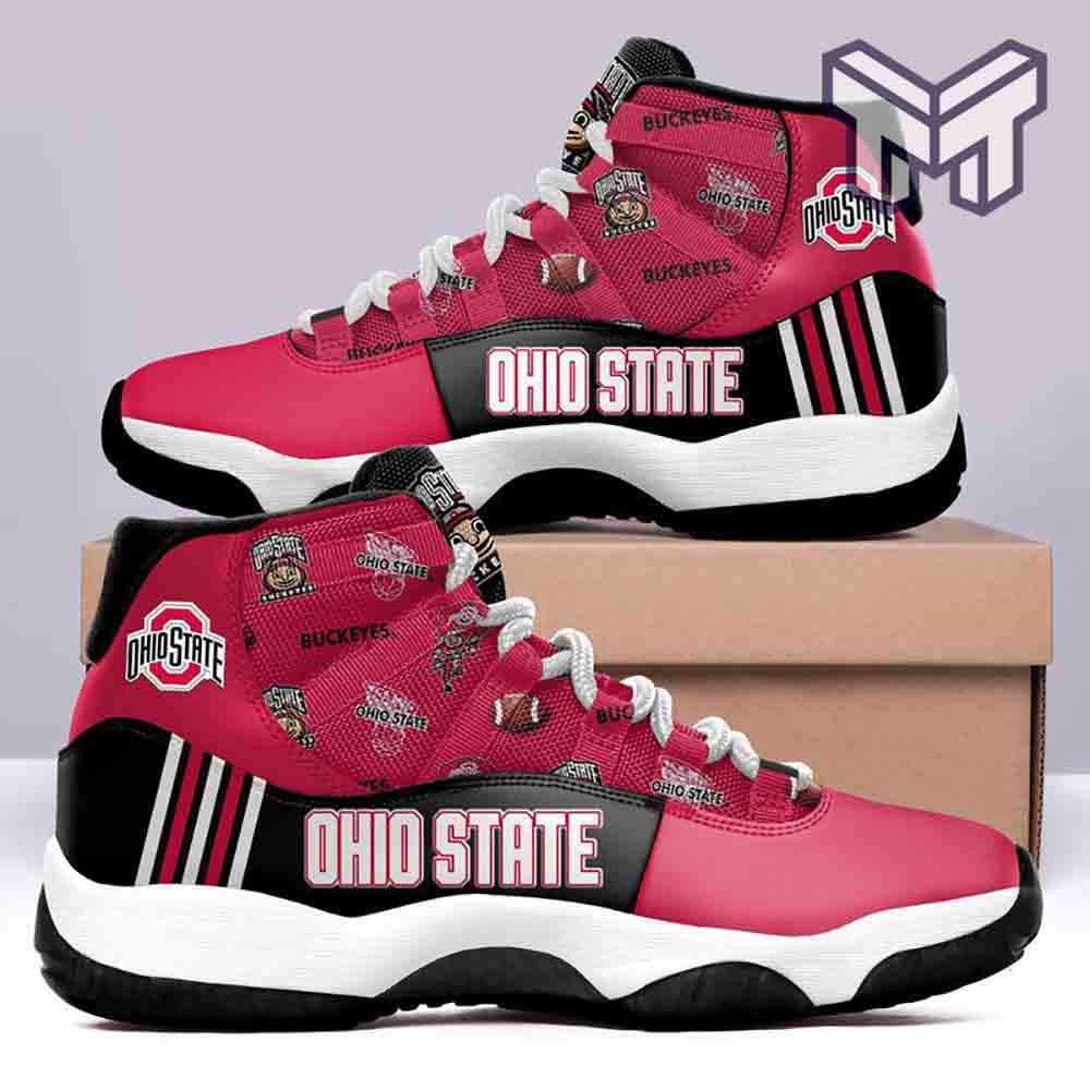 JWFancy Ohio State Buckeyes AJ11 Sneakers Shoes For Men And Women