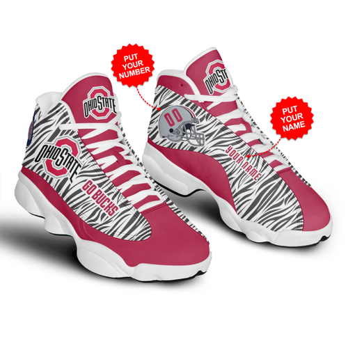 JWFancy Ohio State Buckeyes AJ13 Sneakers Shoes For Men And Women