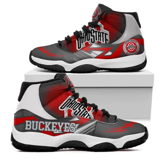 JWFancy Ohio State Buckeyes AJ13 Sneakers Shoes For Men And Women