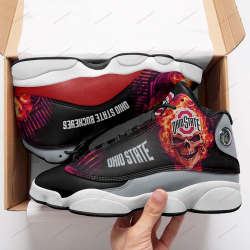 JWFancy Ohio State Buckeyes AJ13 Sneakers Shoes For Men And Women