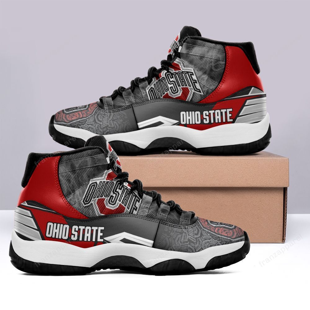 JWFancy Ohio State Buckeyes AJ13 Sneakers Shoes For Men And Women