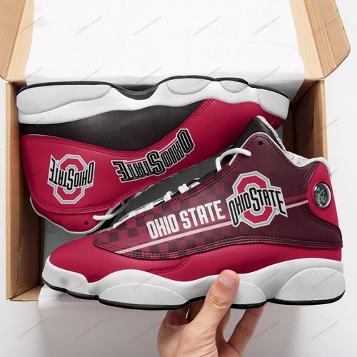 JWFancy Ohio State Buckeyes AJ13 Sneakers Shoes For Men And Women