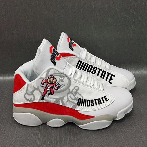 JWFancy Ohio State Buckeyes AJ13 Sneakers Shoes For Men And Women