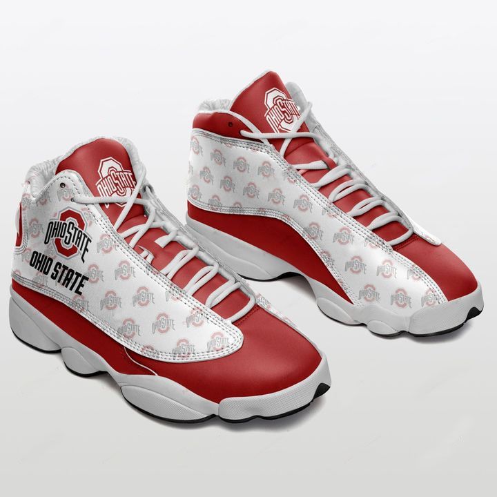 JWFancy Ohio State Buckeyes AJ13 Sneakers Shoes For Men And Women