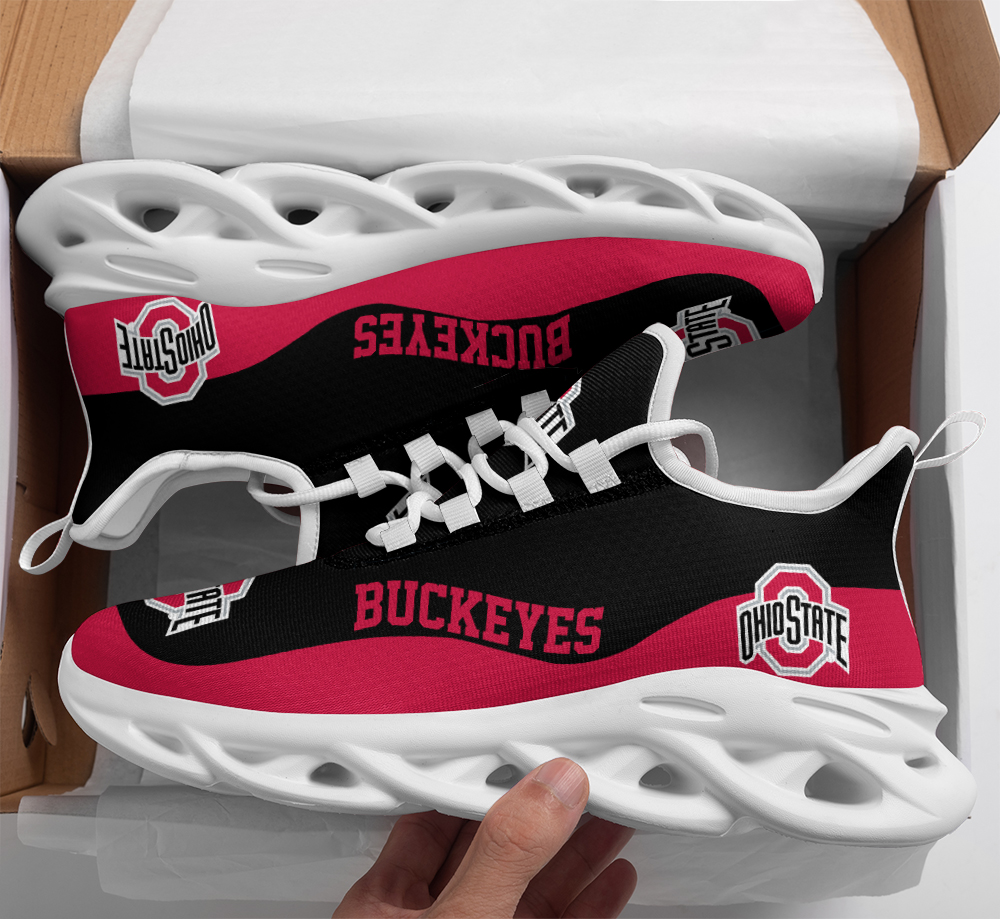 JWFancy Ohio State Buckeyes Max Soul Shoes Sneakers For Men And Women