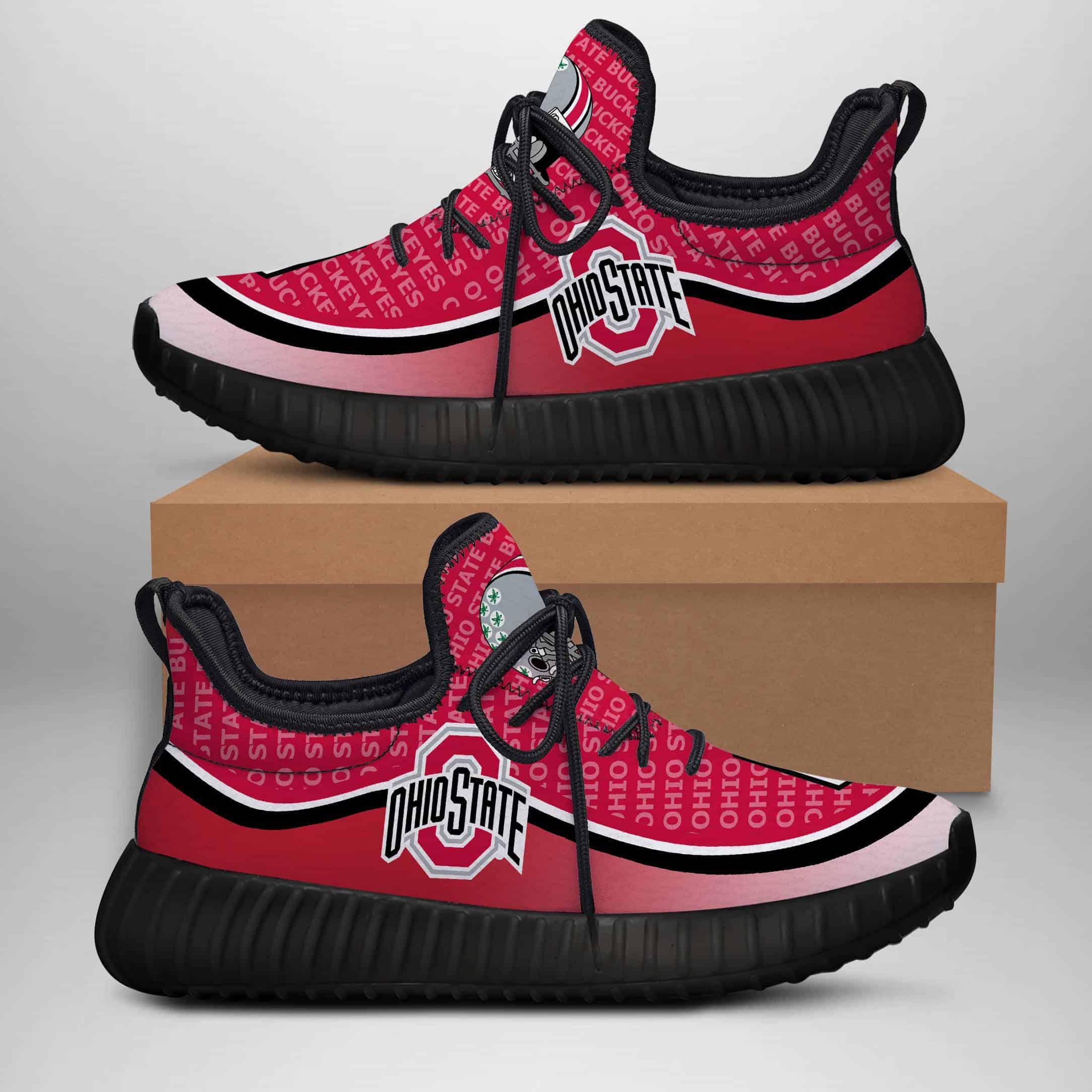 JWFancy Ohio State Buckeyes Reze Sneakers Shoes For Men And Women